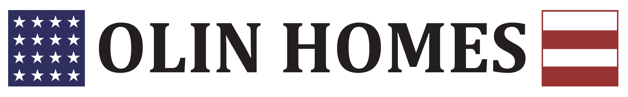 Logo for Olin Homes, a company building affordable homes in the Pacific Northwest