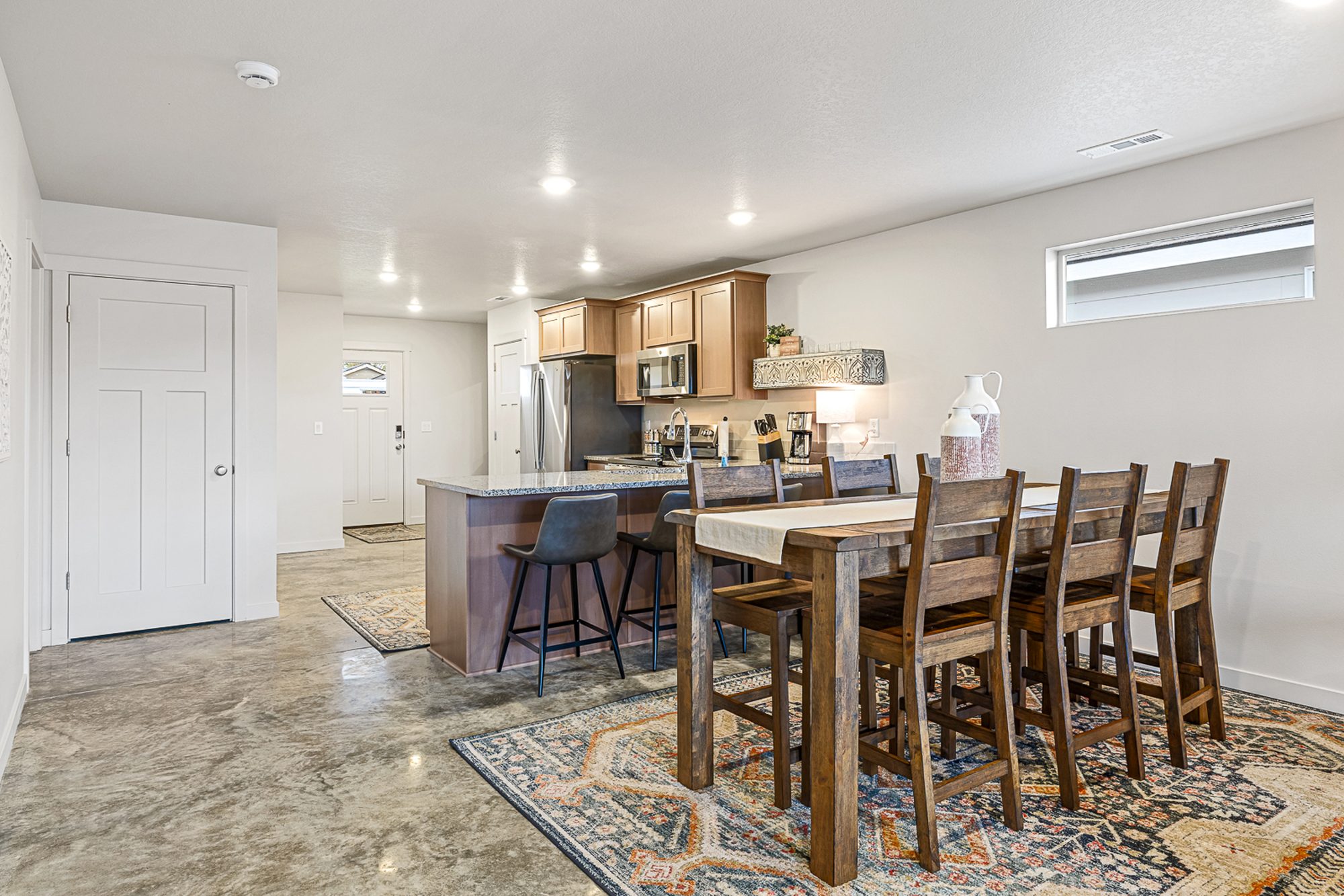 Dining space in a three bedroom, two bath Olin Homes home at 715 Tinley St