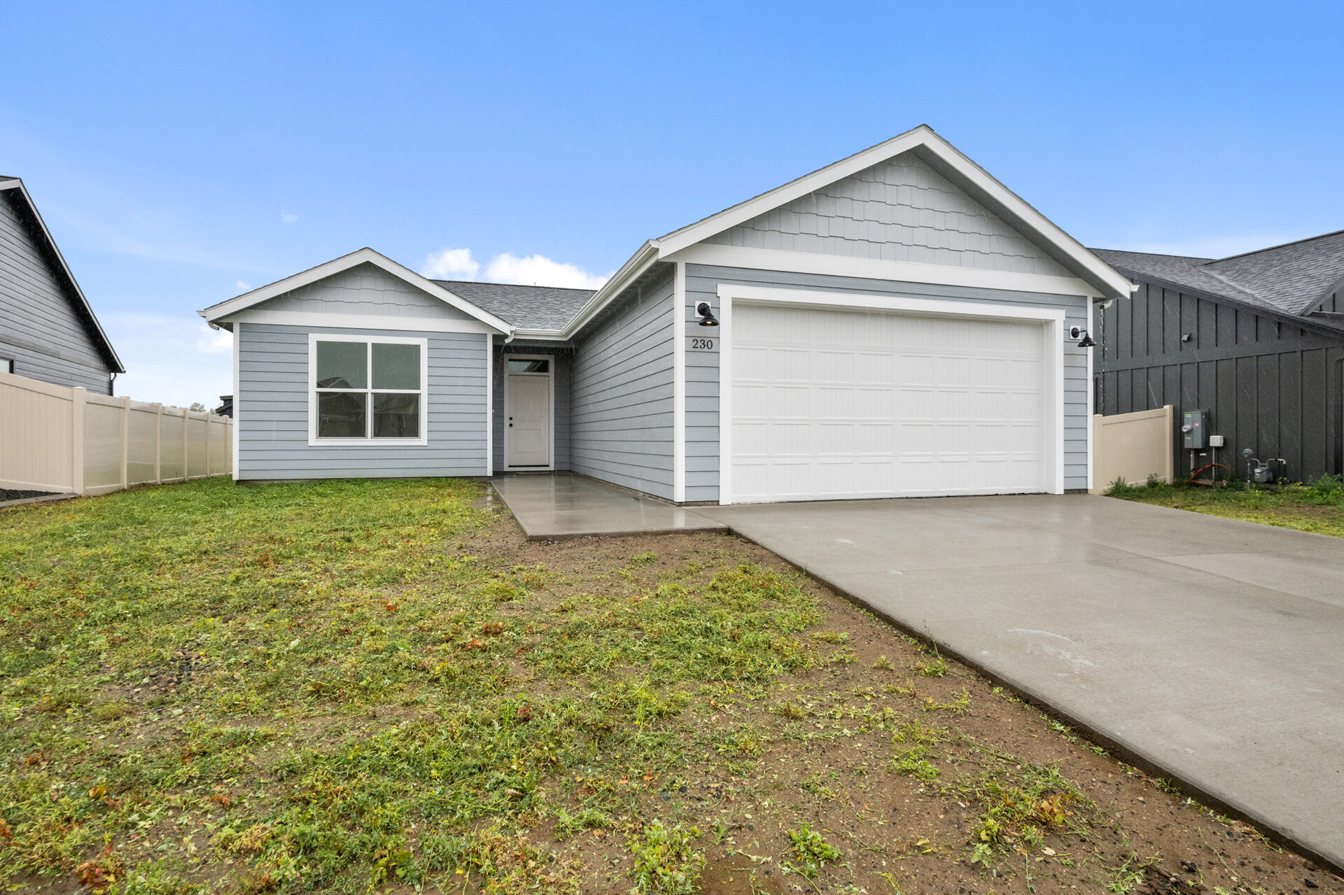 Front exterior of 230 Stirling Loop, angled view