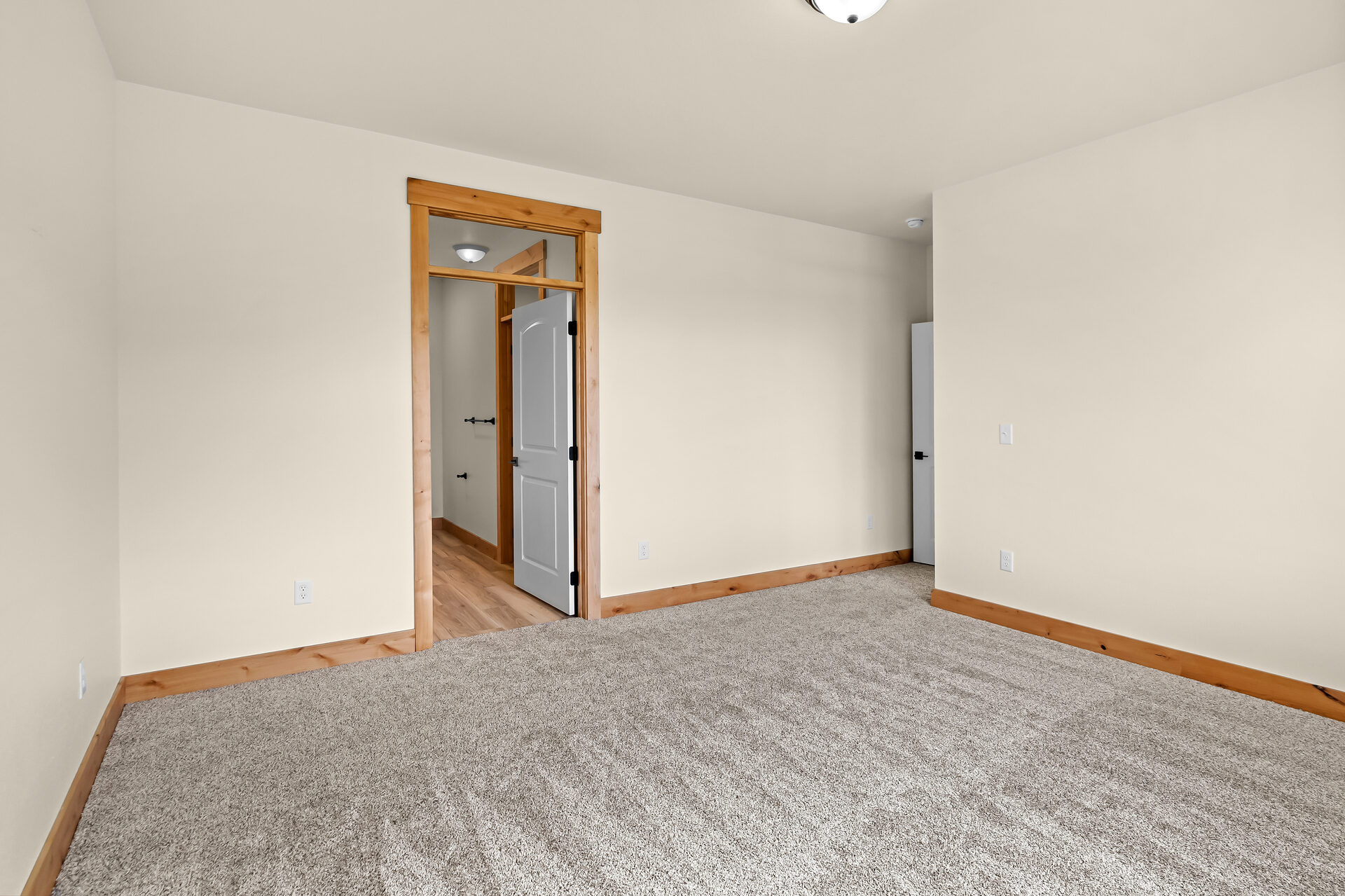 Bedroom and hallway at 3814 Lovegrass Ln