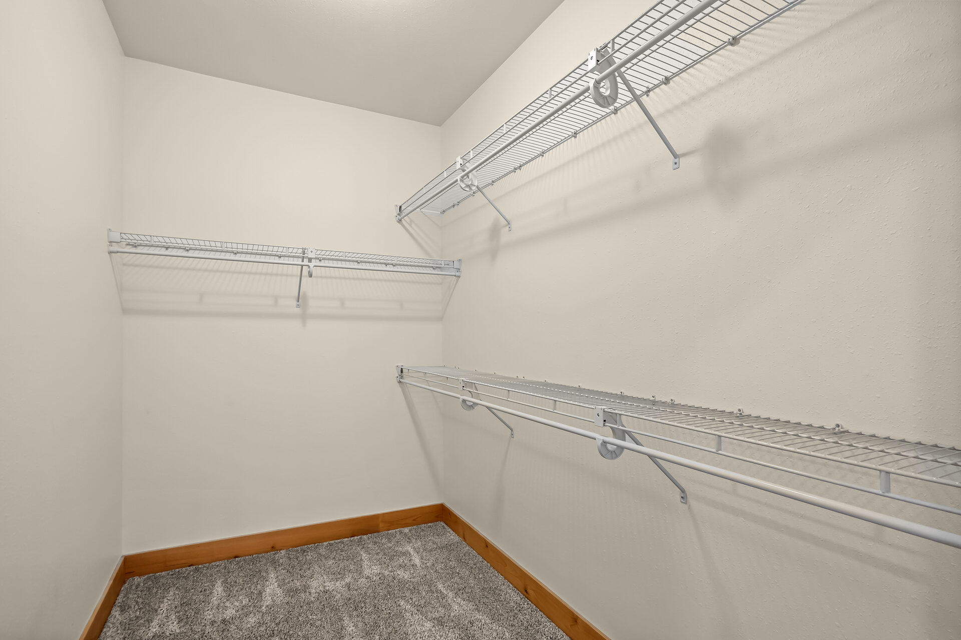 Primary walk-in closet at 3814 Lovegrass Ln