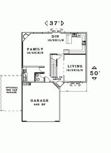 1947 floor plan first floor