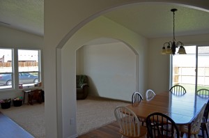 Cedar dining and family room