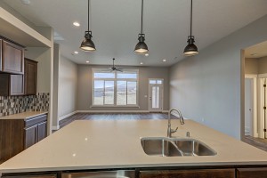 Large kitchen island