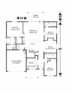 2207 sq ft floor plan              