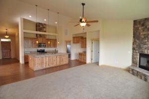 Great room and kitchen (1874 model)                 